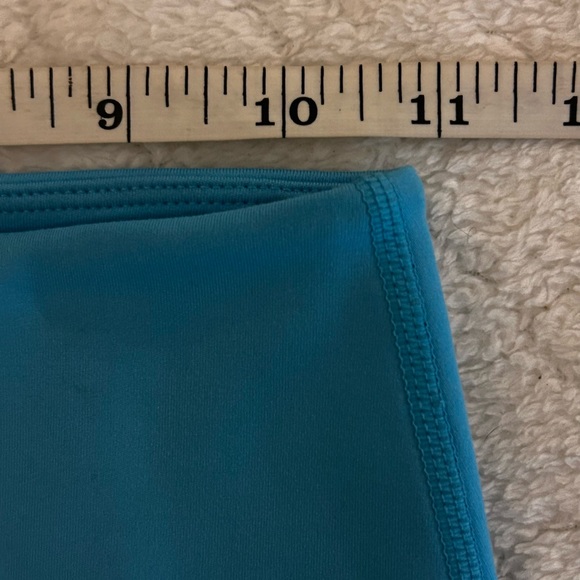 Carbon38 Teal Blue 8” Athletic Bike Shorts Size Small NWT - Picture 4 of 6